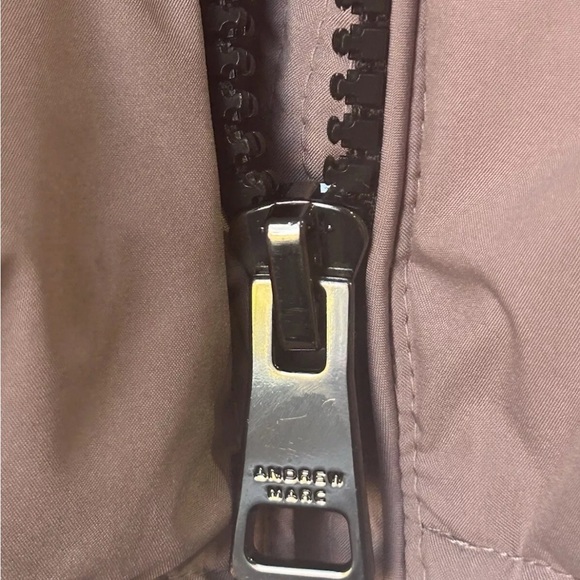 Andrew Marc Long Parka Puffer‎ Jacket Womens Size Medium NWOT Lavender - Picture 6 of 9